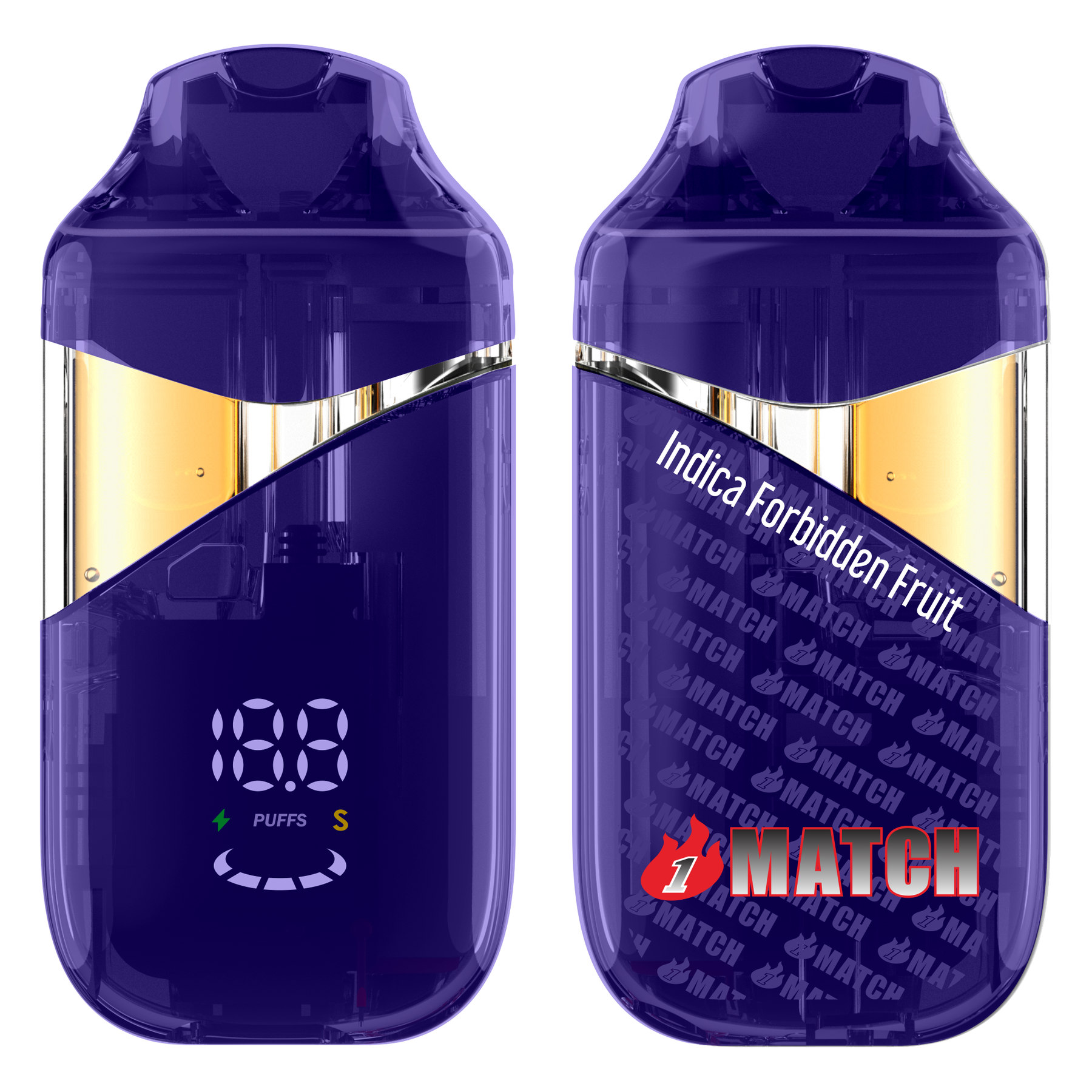 1Match 2.2g Vape - Forbidden Fruit (Indica) - Image 2